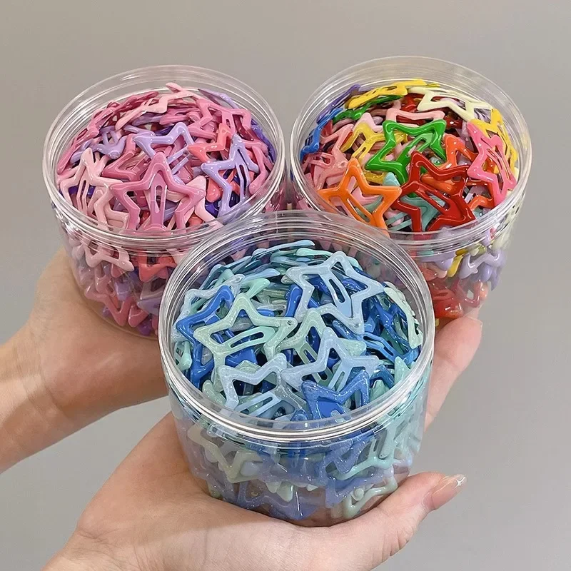 Body Jewelry Wholesale - Красочные заколки-звездочки в стиле Y2K для