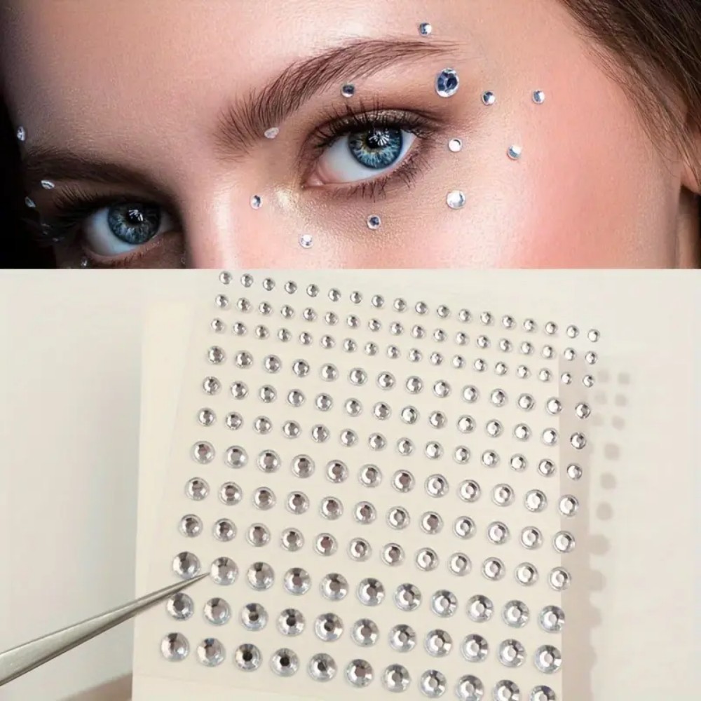 Body Jewelry Piercing - 165 шт. самоклеящиеся наклейки со стразами,