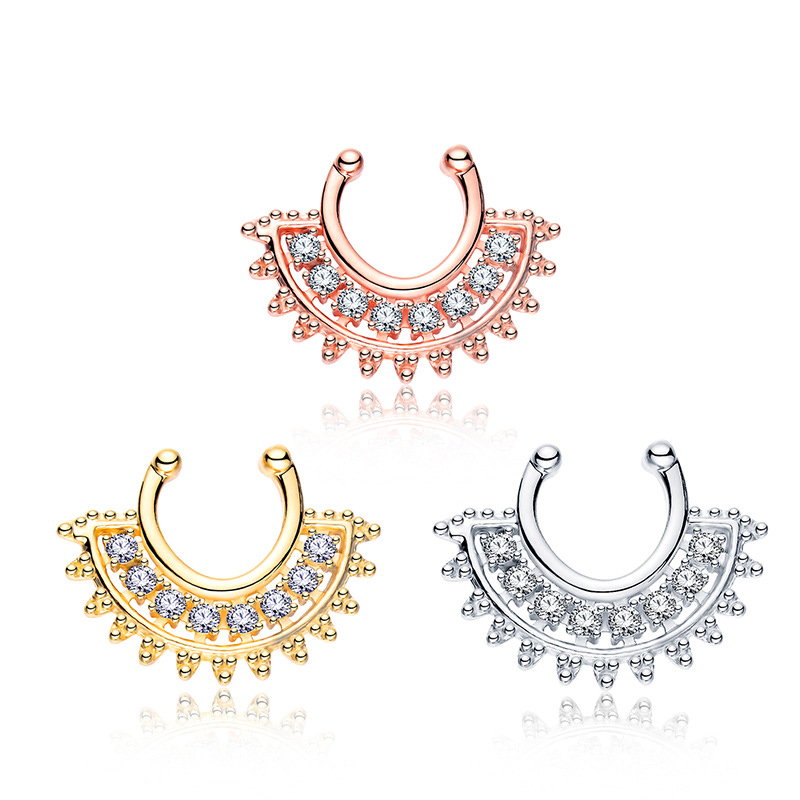 Body Jewelry Metal Types - 1 шт. U-образный поддельный кликер для