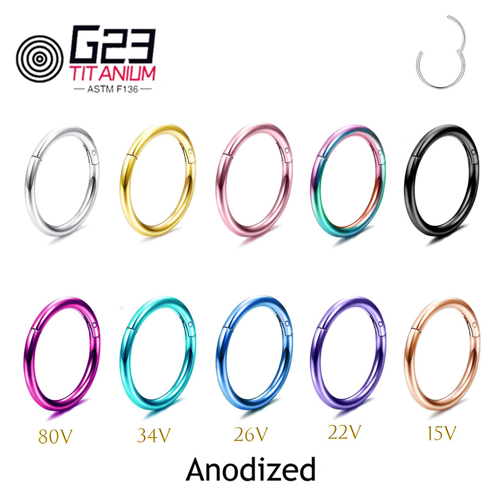 Body Jewelry Implant Grade - Оптовая продажа G23 Титановый пирсинг носа