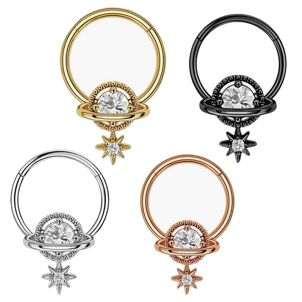 Body Jewelry Cartilage Earrings - Кольца для пирсинга Septum Planet Jewelry