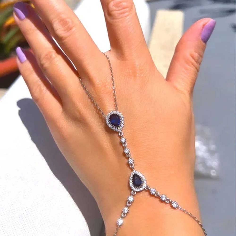 Body Jewelry Dubai - Stonefans Blue Hand Jewelry Dubai для