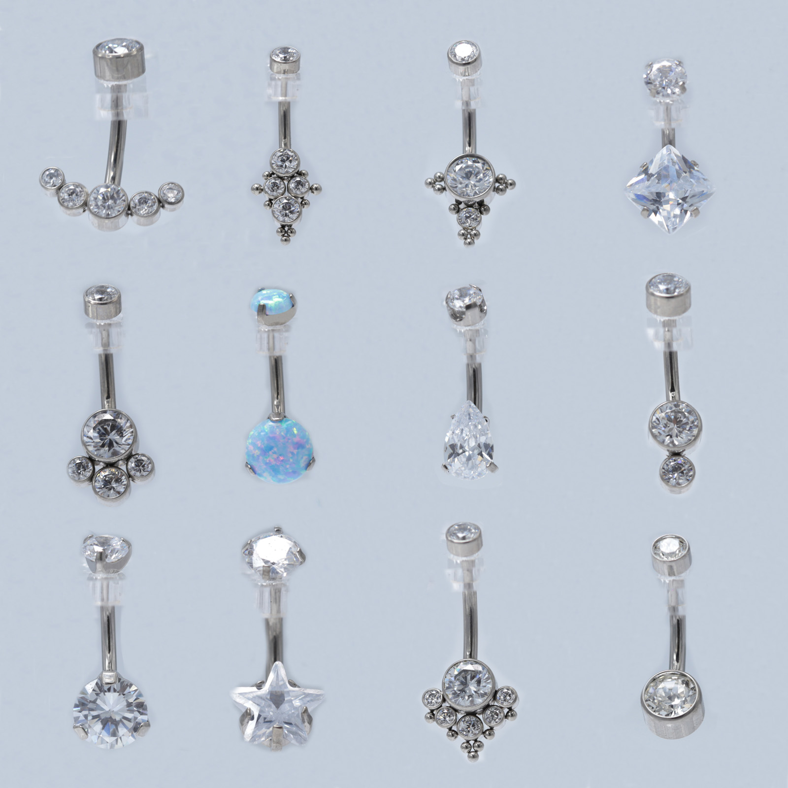 Body Jewelry Implant Grade - 14 г титановое кольцо для пупка