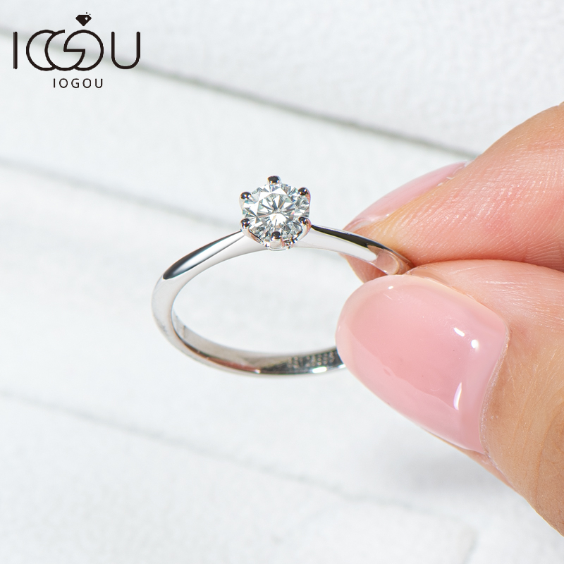Body Jewelry Wholesale - Кольца с бриллиантами IOGOU Mosanite для