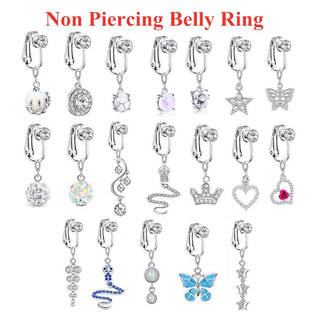 Body Jewelry Cartilage Earrings - Пляжные аксессуары, серьги-клипсы без пирсинга, клипсы