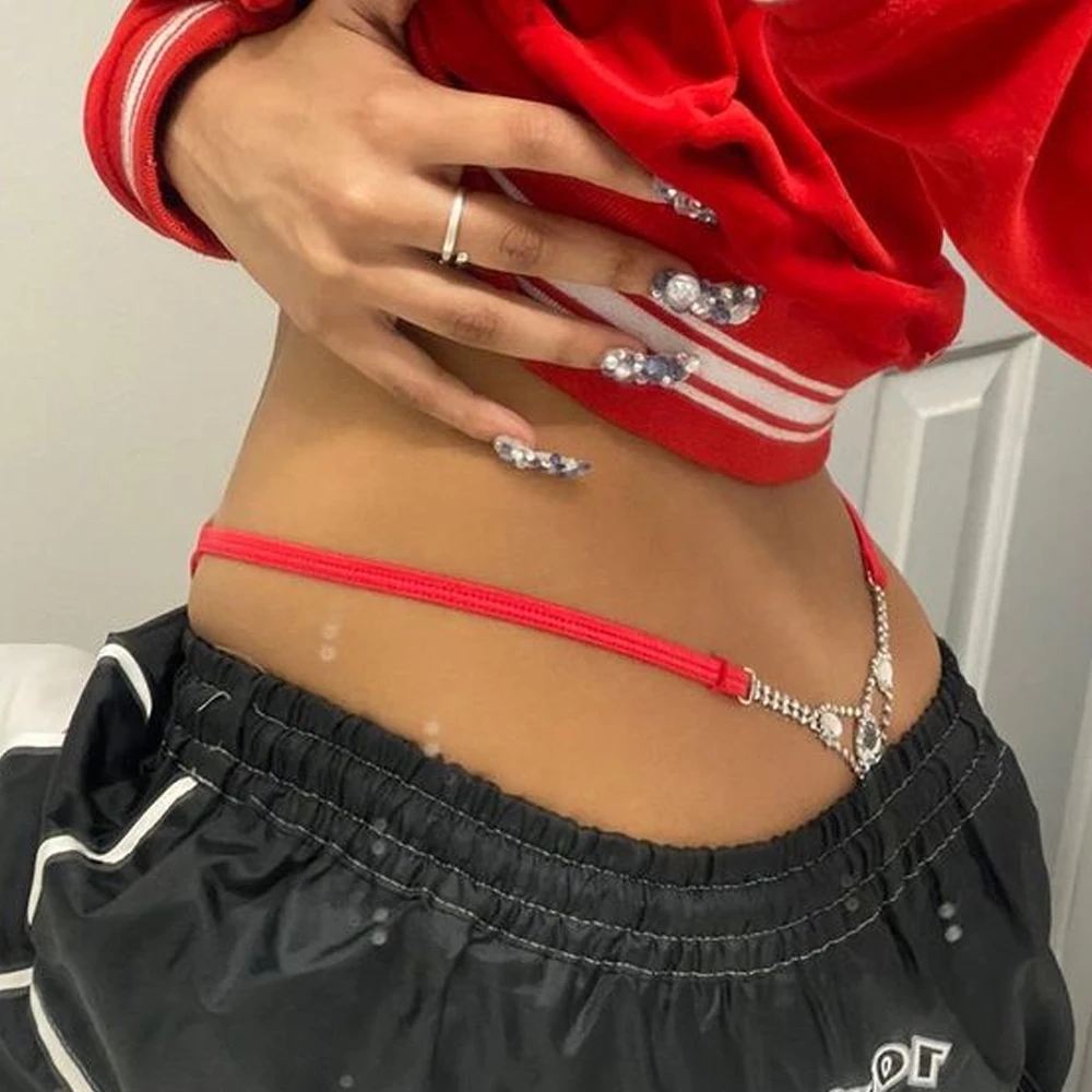 Body Jewelry For Women - Сексуальные круглые женские регулируемые стринги