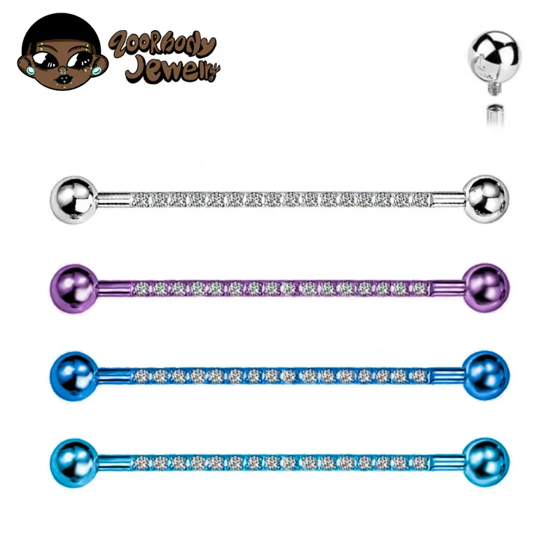 Body Jewelry Implant Grade - F136 Имплантат класса титана 14G внутренняя