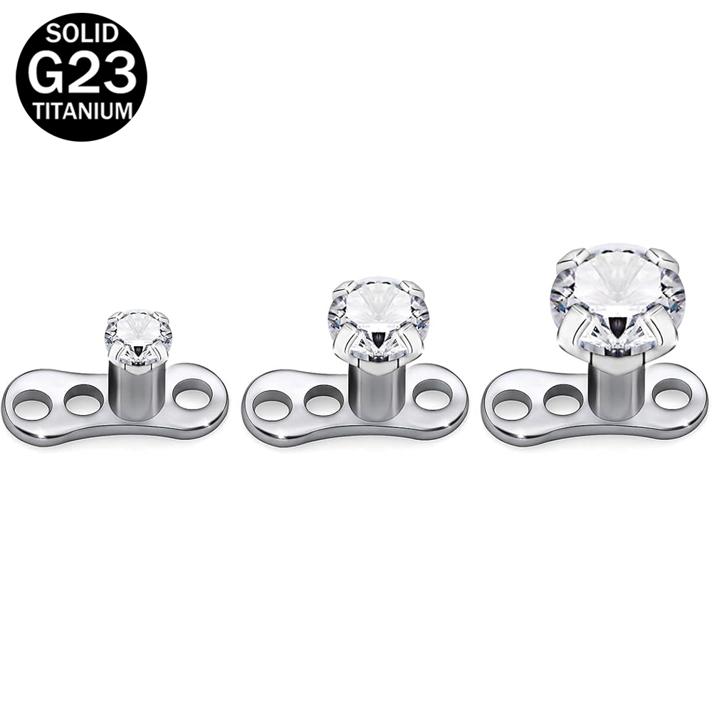 Body Jewelry Implant Grade - 14G G23 титановые кожные пирсинговые ювелирные