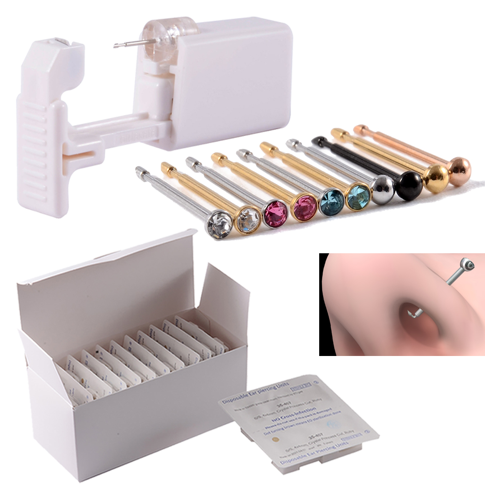 Body Jewelry Factory - 24 шт./кор., одноразовый безопасный стерильный пирсинг
