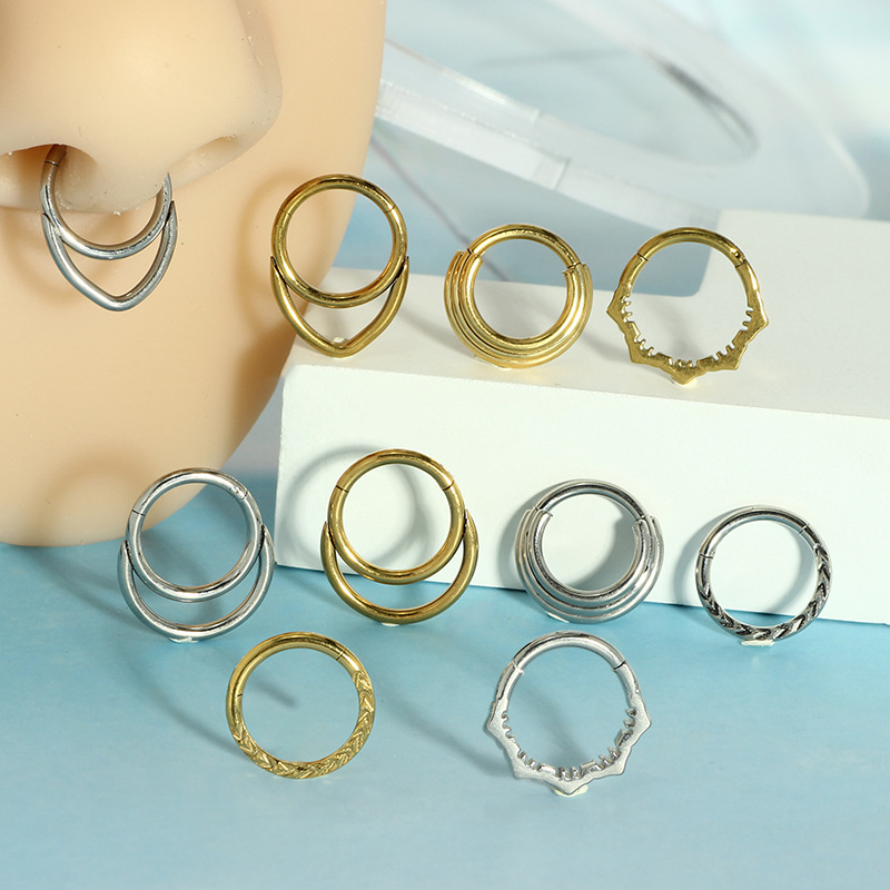 Серьги-кольца в носу, металлич – обзор и цена Body Jewelry Cartilage Earrings