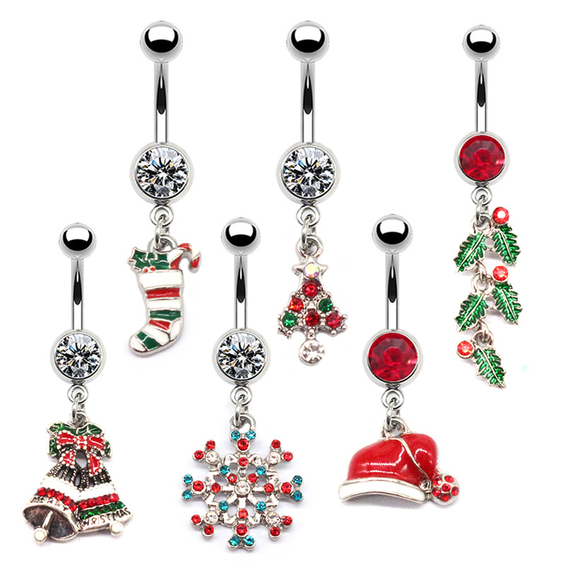 Рождественская серия, кольцо д – обзор и цена Body Jewelry Factory