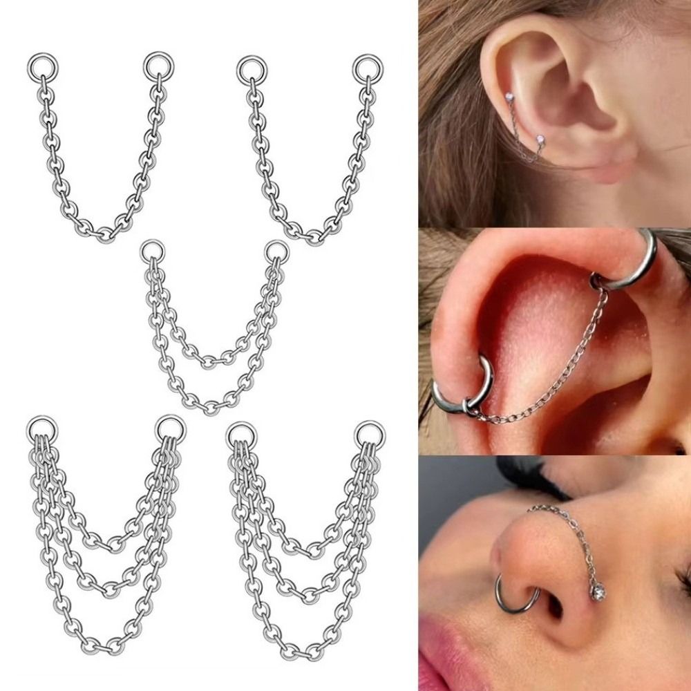 Модная титановая цепочка для н – обзор и цена Body Jewelry Piercing
