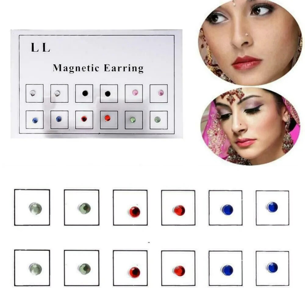 12 шт./карта поддельный дерьмо – обзор и цена Body Jewelry Cartilage Earrings