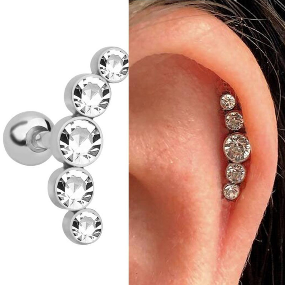 1 шт. Модные серьги-гвоздики 1 – обзор и цена Body Jewelry Cartilage Earrings
