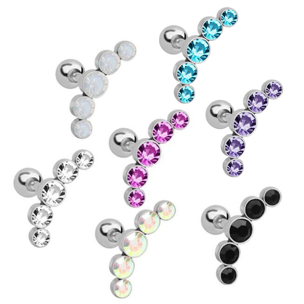 1 шт. Модные серьги-гвоздики 1 – обзор и цена Body Jewelry Cartilage Earrings