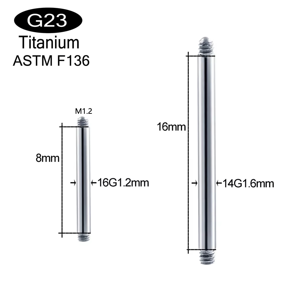 10 шт./лот, титан ASTM F136, и – обзор и цена Body Jewelry Implant Grade