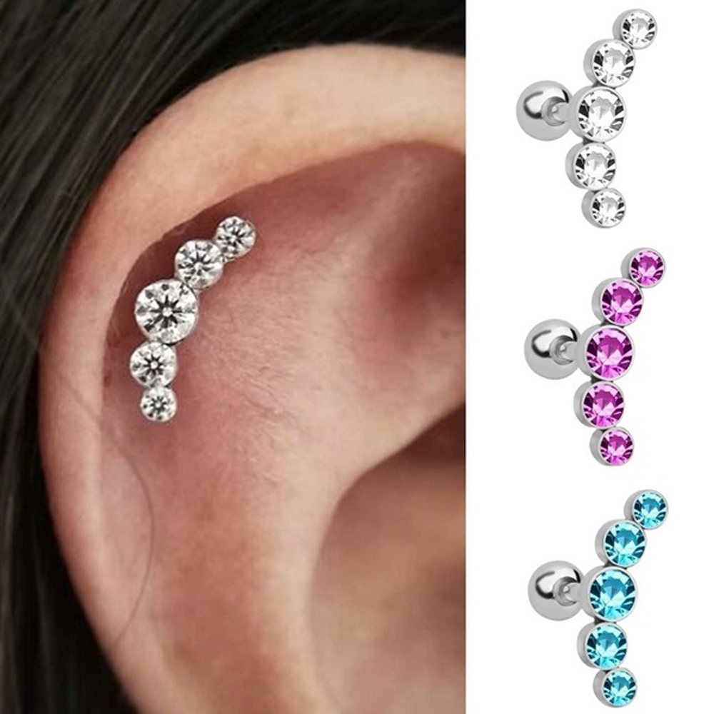 1 шт. Модные серьги-гвоздики д – обзор и цена Body Jewelry Cartilage Earrings