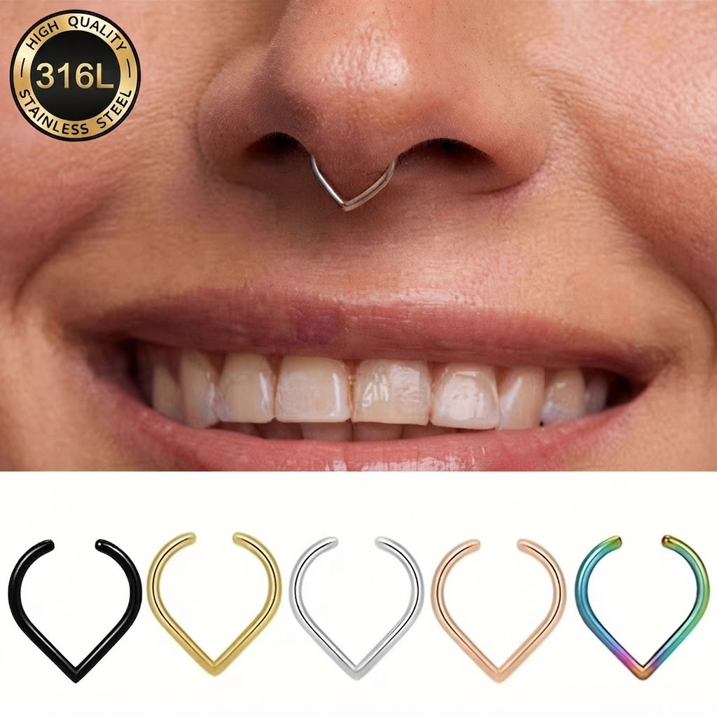 Набор из 5 регулируемых клипс- – обзор и цена Body Jewelry Cartilage Earrings