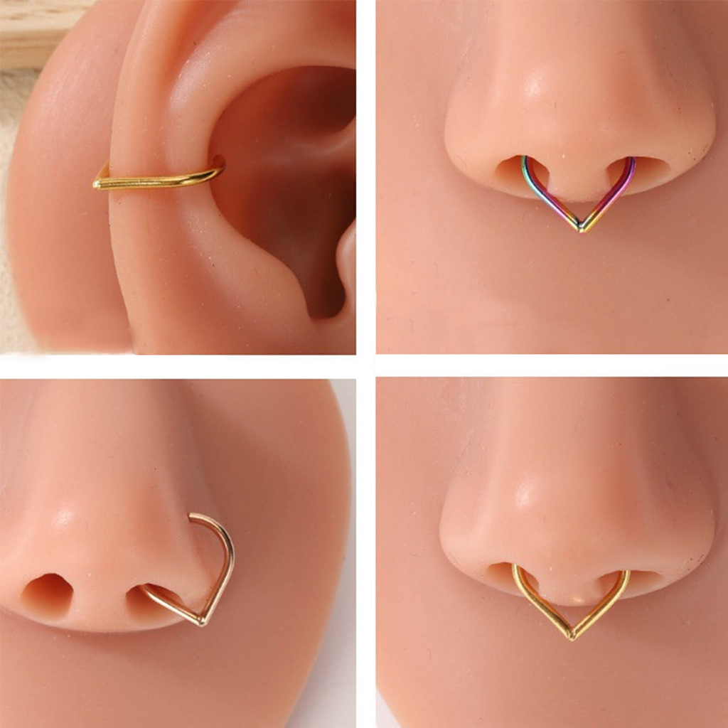 Набор из 5 регулируемых клипс- – обзор и цена Body Jewelry Cartilage Earrings