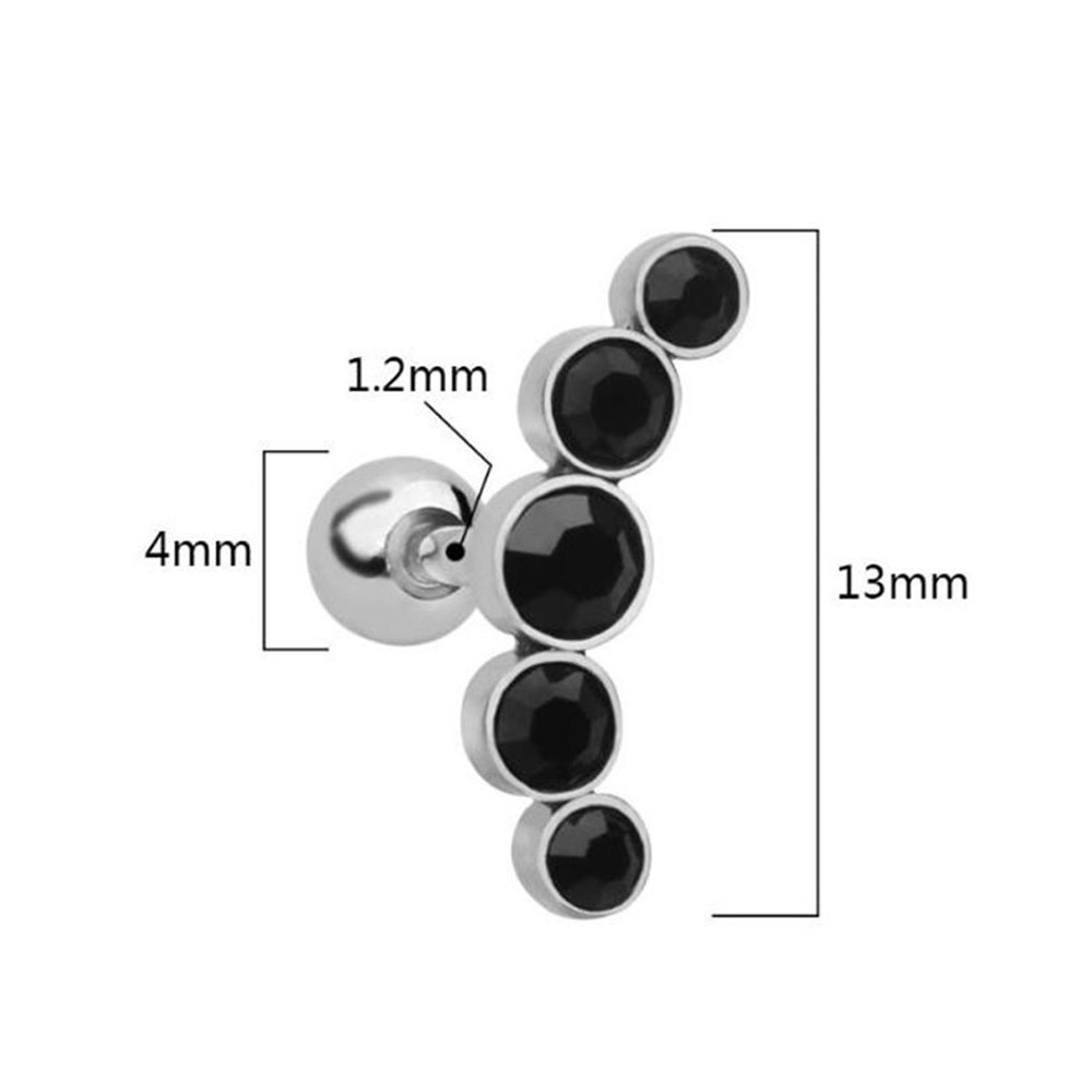 1 шт. Модные серьги-гвоздики и – обзор и цена Body Jewelry Cartilage Earrings
