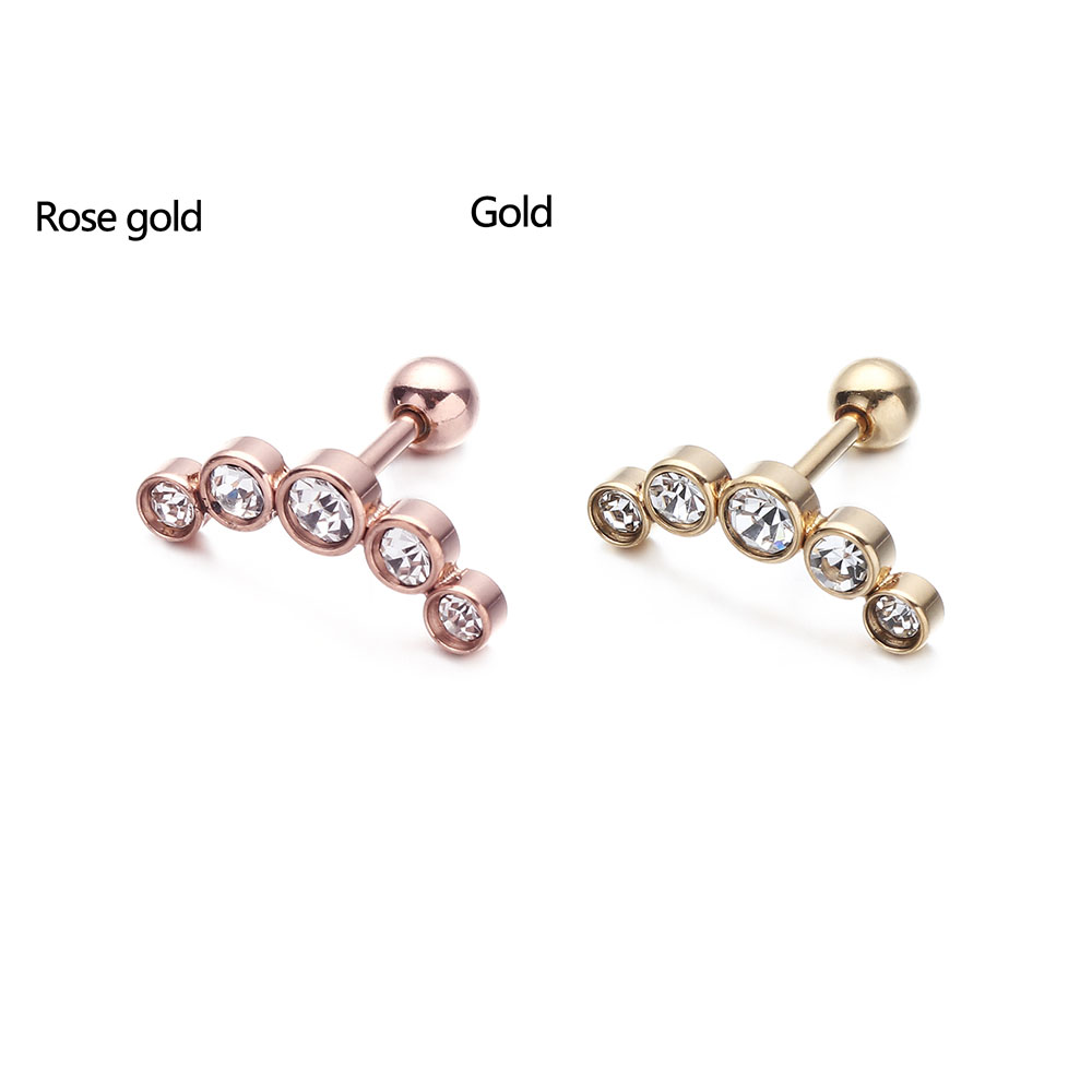 1 шт. Модные серьги-гвоздики и – обзор и цена Body Jewelry Cartilage Earrings