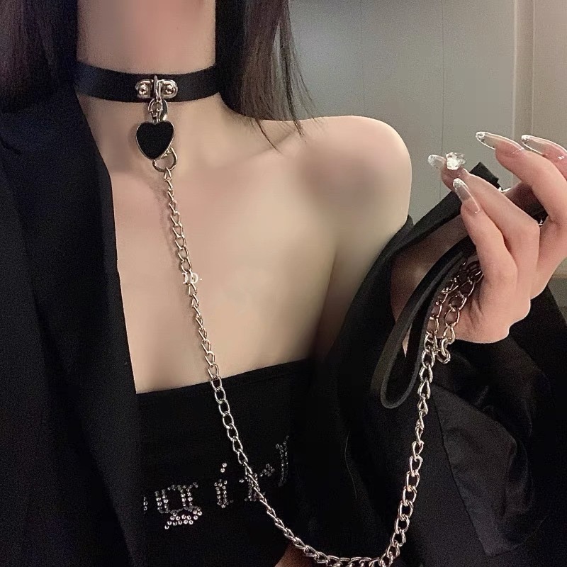 Сексуальное ожерелье, кожаный  – обзор и цена Body Jewelry Goth
