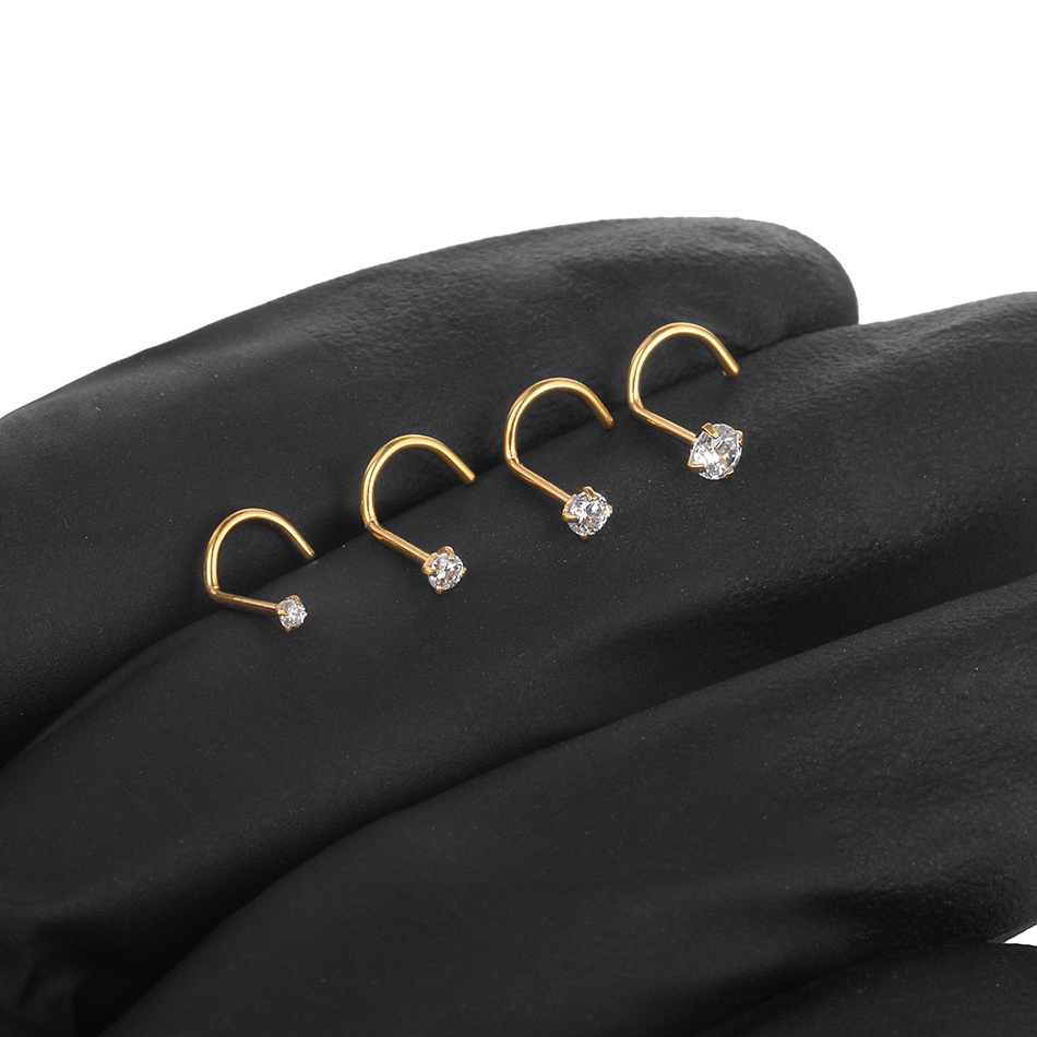 1/5 шт. титановые серьги-гвозд – обзор и цена Body Jewelry Implant Grade