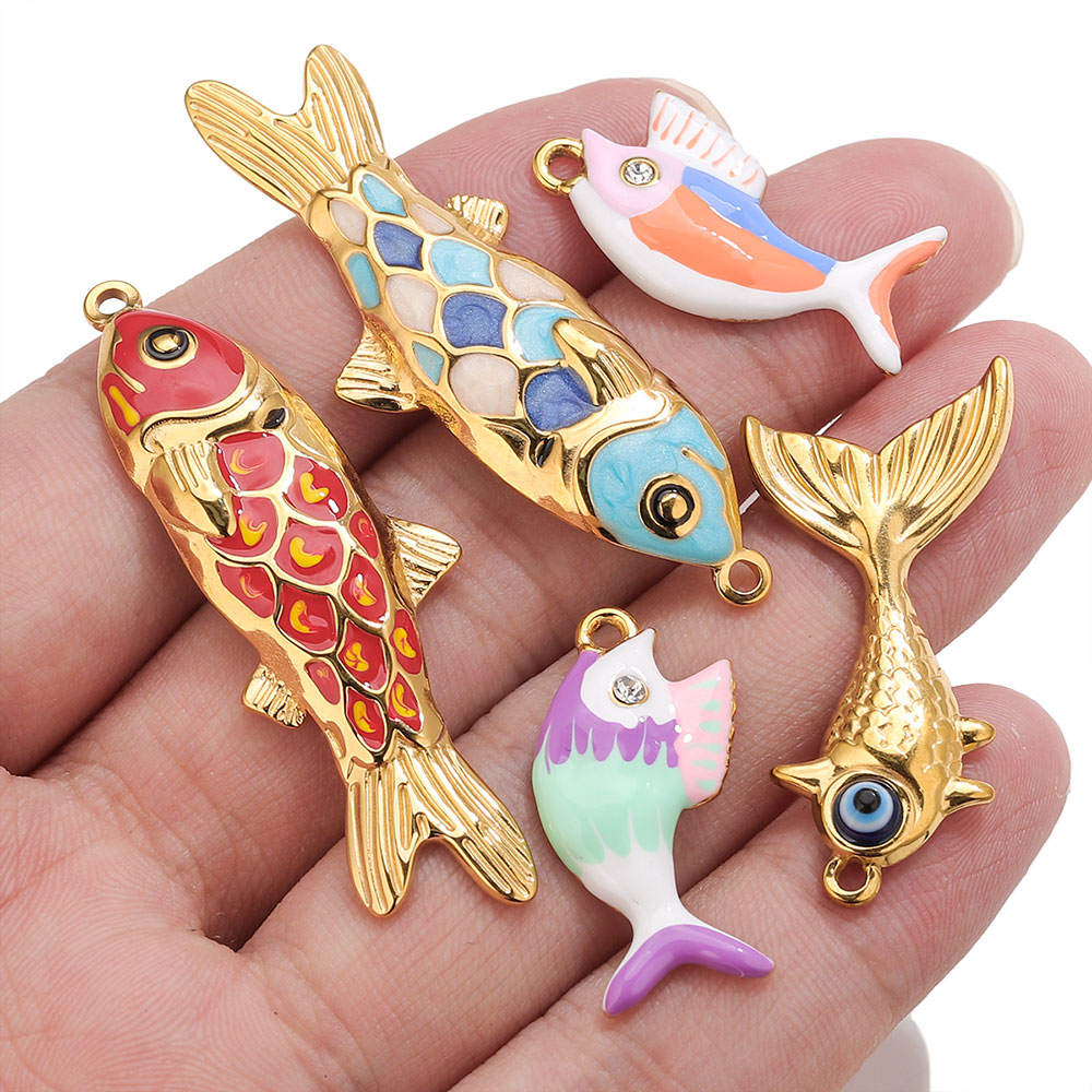 2-3 шт., милые золотые эмалиро – обзор и цена Body Jewelry Wholesale