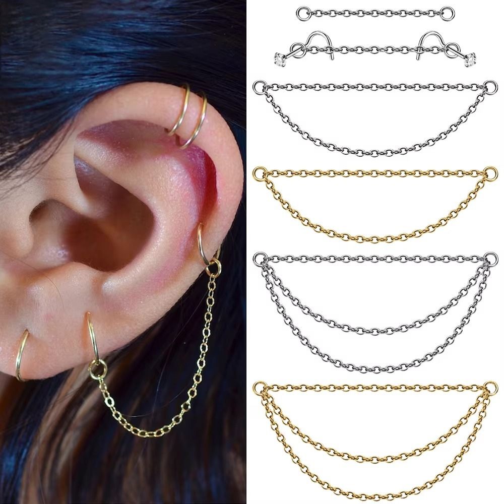 Модная титановая цепочка для н – обзор и цена Body Jewelry Piercing