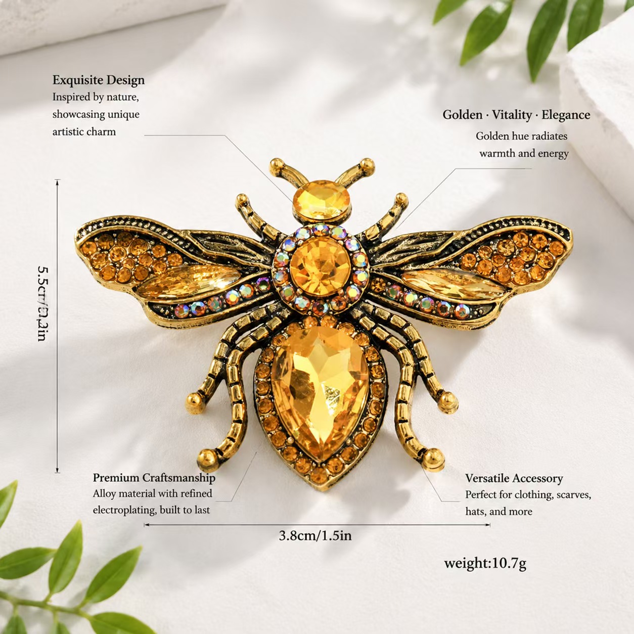 Ретро-брошь в виде пчелы из зо – обзор и цена Body Jewelry Websites